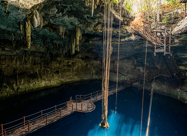 Underground Cenote part of Chichen Itza Private Tour